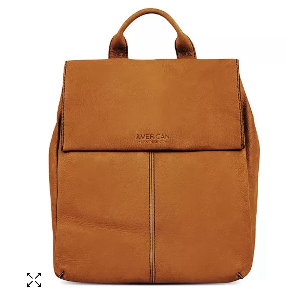 American Leather Co. Women's Tan Leather Backpack